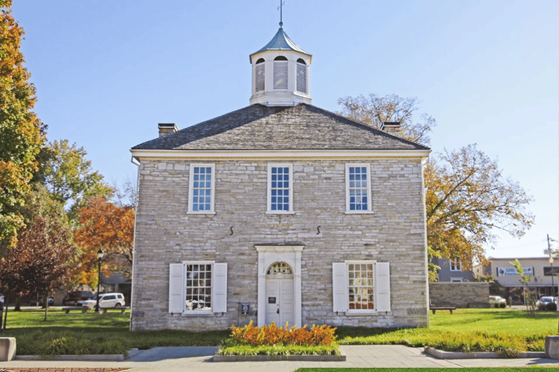 Which Town was IN's First State Capital? cover, Get Indiana