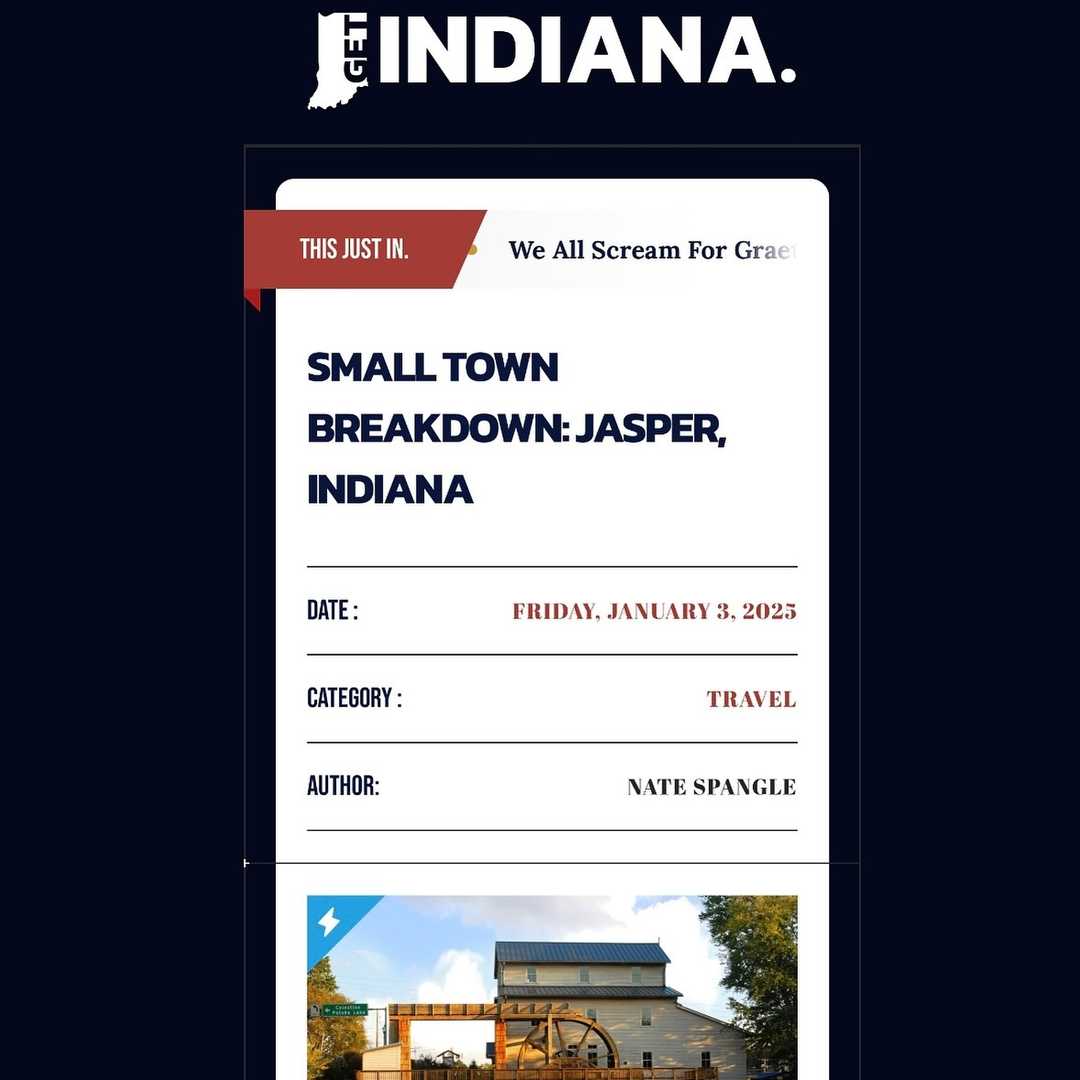 We went down to Jasper! Check out our favorite parts. // GetIndiana.com