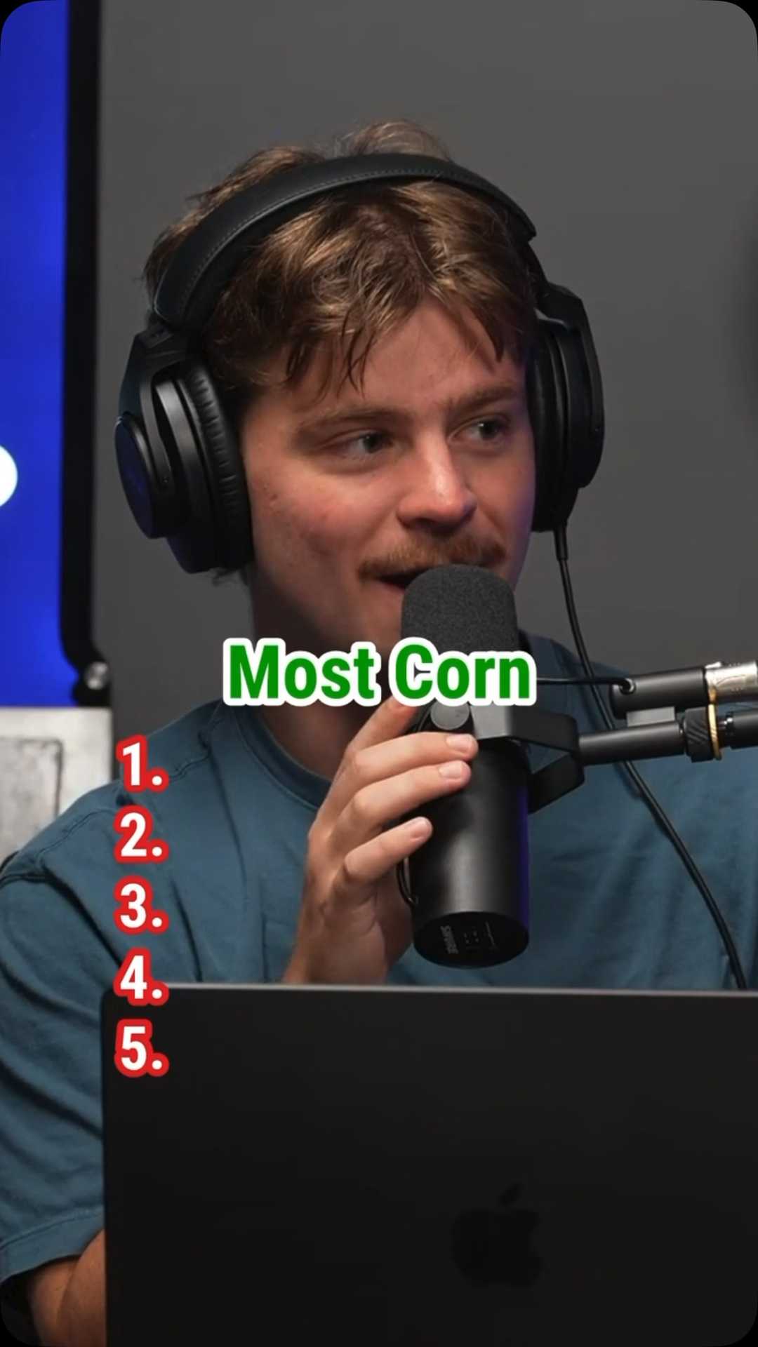 What counties grow the most corn? (Bushels per acre)
