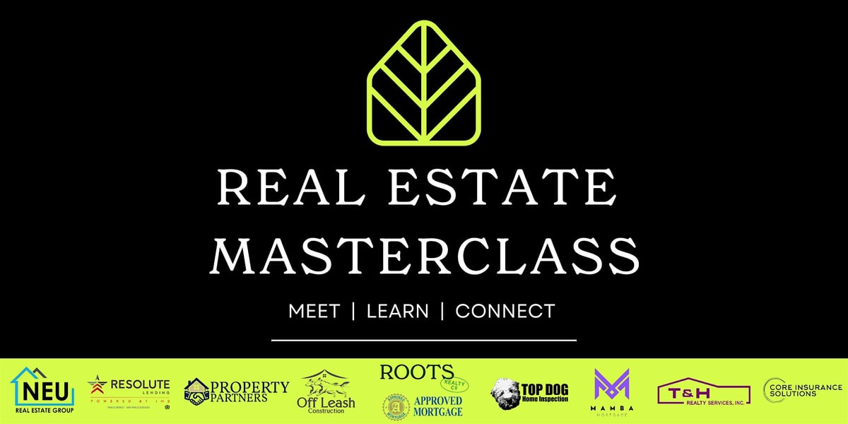 Spring Real Estate Masterclass event flyer