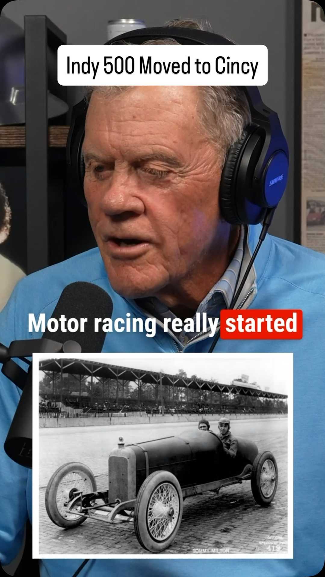 In 1917 the Cincinnati Speedway hosted a 250-mile sweepstakes race that effectively replaced the Indianapolis 500, which was cancelled due to World War I.
