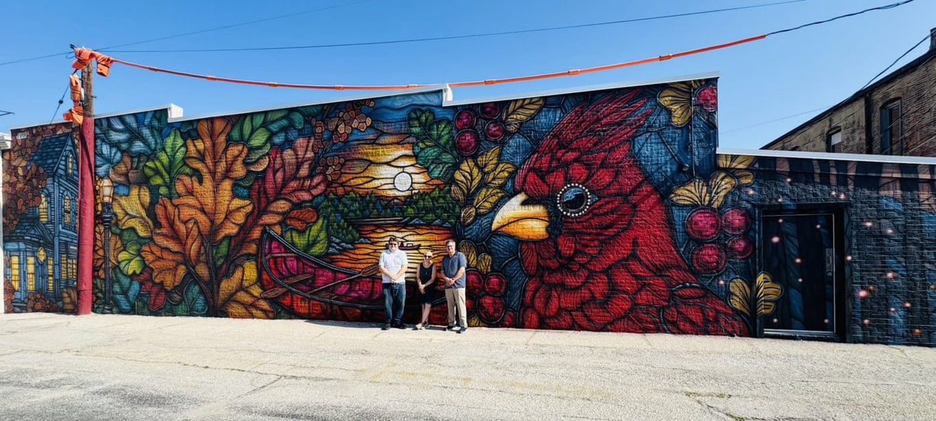 Crawfordsville Murals, from Get Indiana: Fall Vibes: Parks, Wineries and Life on the Lake 🏞🍇