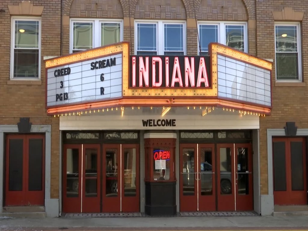 Flicks and Popcorn, from Get Indiana: Historic Basketball Family, Theater & Eats All in 1 Town? Washington 🏀🎞