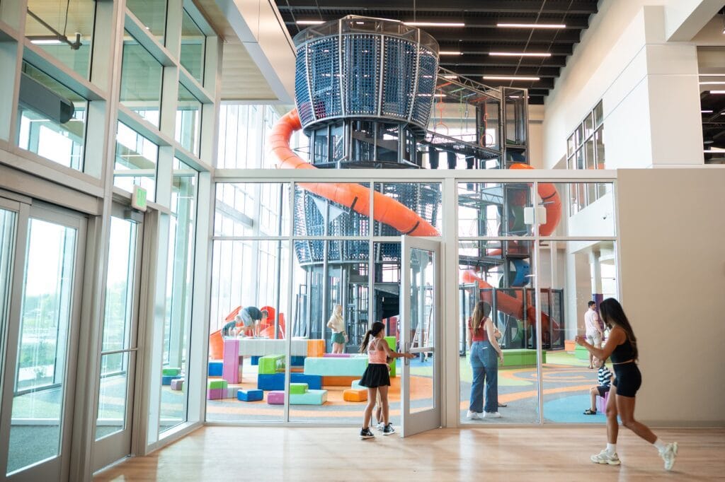 The indoor playground at the FCC.