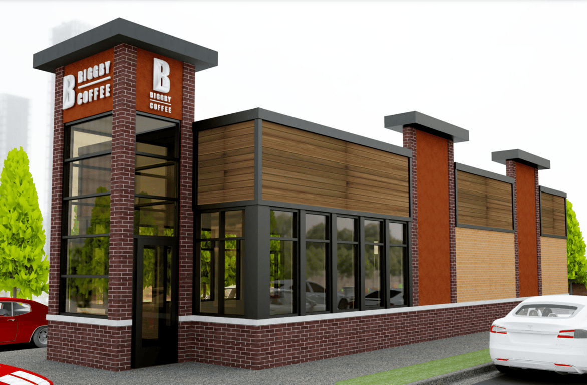 Biggby Coffee Renderings from re-zone proposals