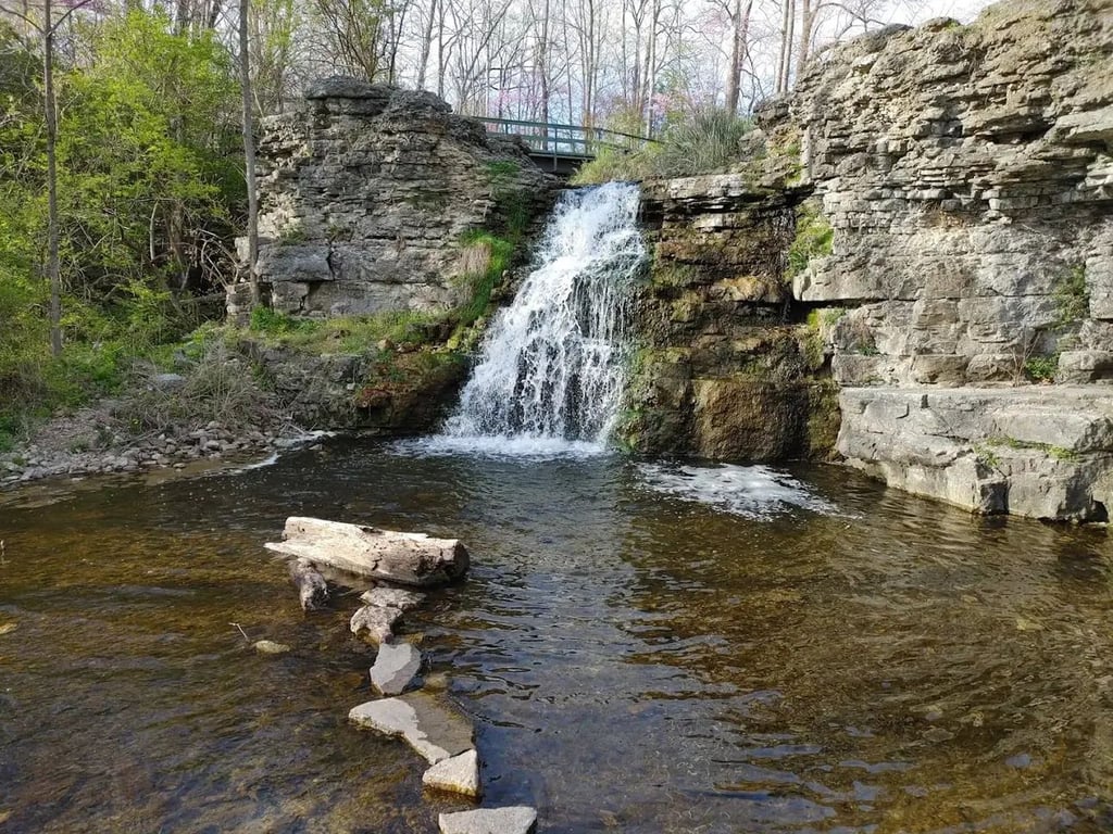 💎 Hidden Gems 💎, from Get Indiana: Have you seen this waterfall in North Central Indiana?