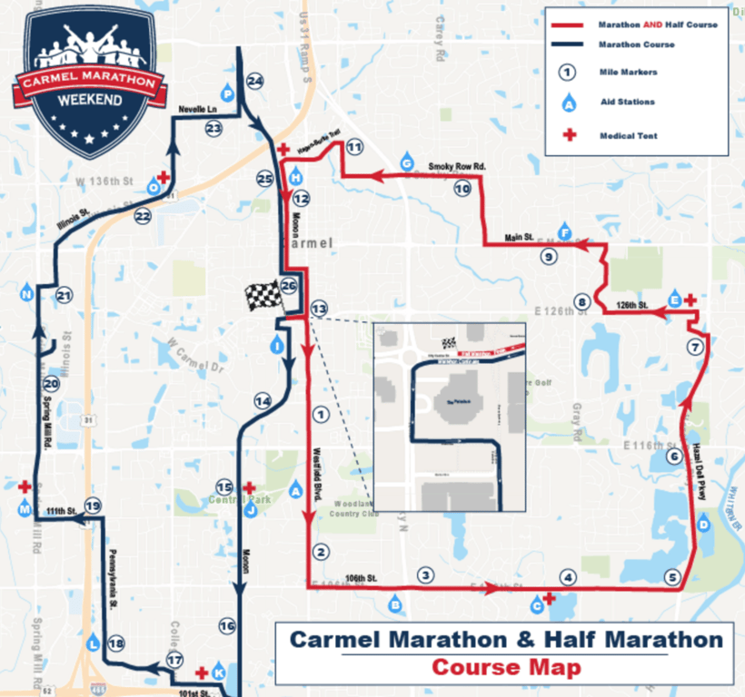 Boston Marathon hopefuls, lace up for the Carmel Marathon this weekend!