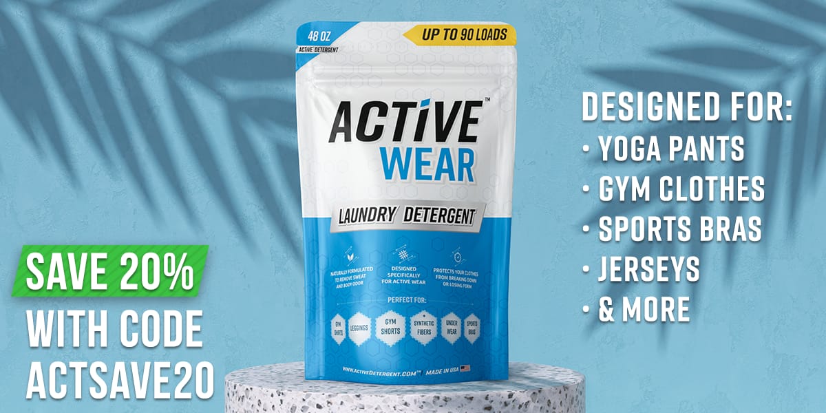 It’s because activewear uses tightly woven synthetic fabrics to wick away sweat while you workout.