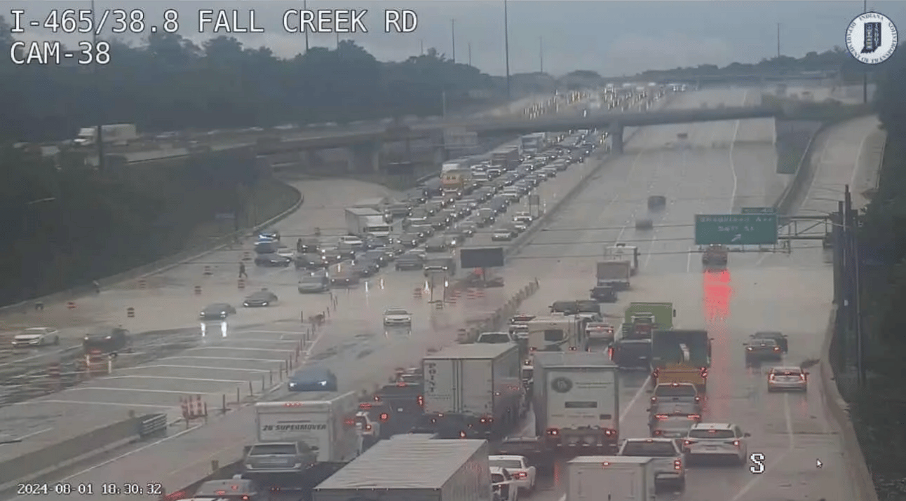 Shot taken from a traffic cam