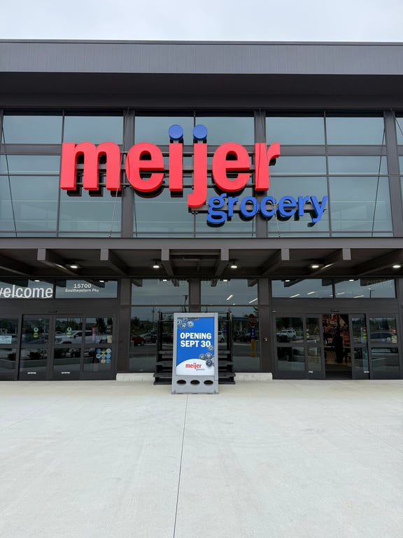 Meijer Grocery Grand Opening, from Get Fishers: ⛵So Much New!