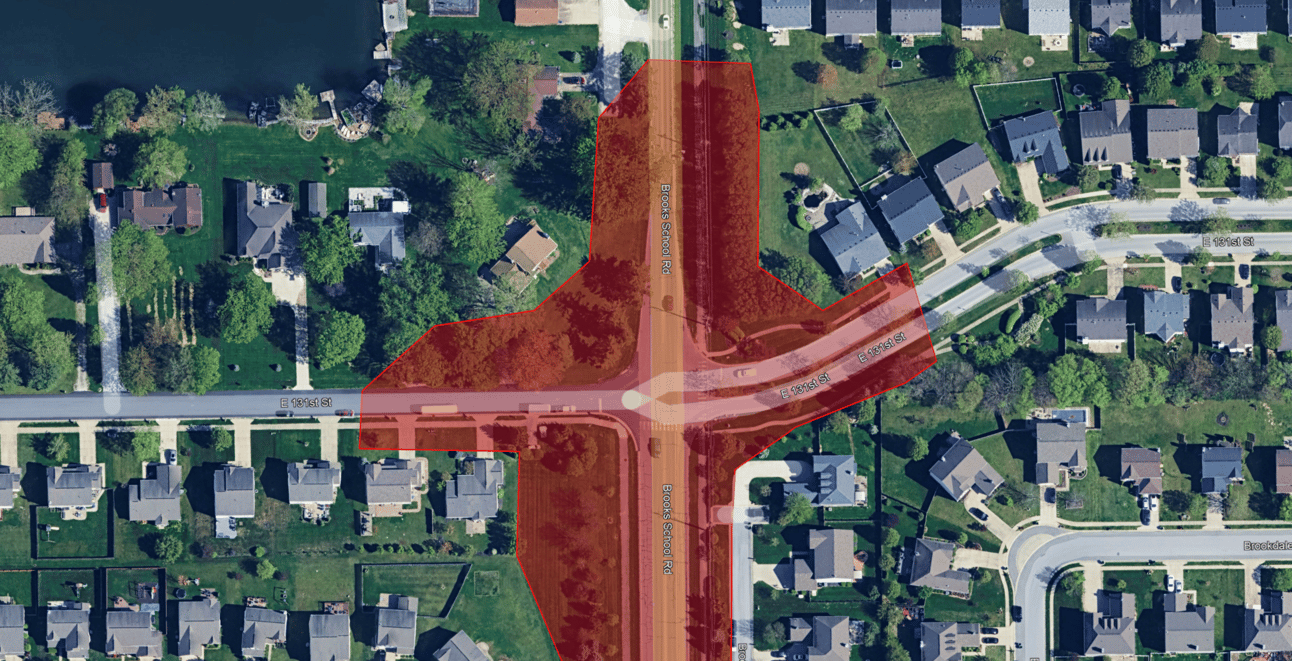 Brooks School Roundabout on the Horizon 🔄, from Get Fishers: ⛵Senior digs