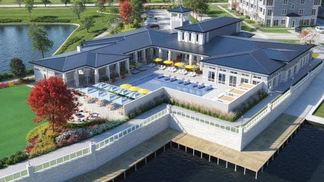 Resort-style living is coming to Fishers this fall, as developers are putting the finishing touches on the Silver Collection at Saxony .