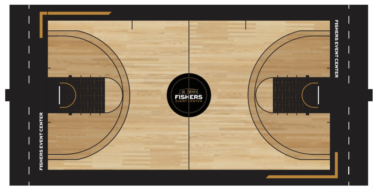 The Fishers Event Center Basketball Court, from Get Fishers: ⛵ Fishers, wrapped
