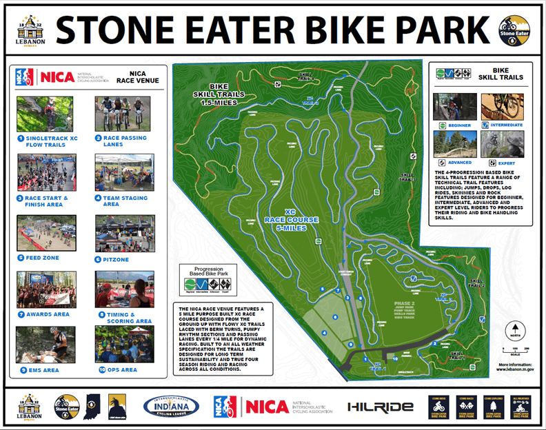 Stone Eater Bike Park, from Get Indiana: 🏟️ Let's Get Ready to (Royal) Rumble!