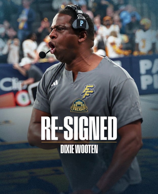 The Fishers Freight announced Monday that they re-signed head coach and general manager, Dixie Wooten for the 2027 season.
