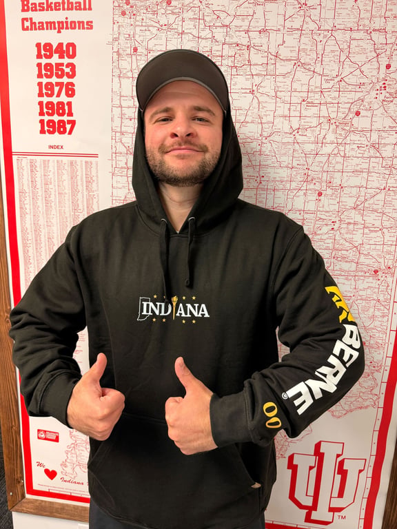 Last Chance for a Limited-Edition Get Indiana Hoodie, from Get Indiana: 🍂 Fall Musts: Six IN Towns Made for Outdoor Lovers