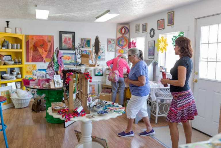 ‘Za, Art and Ice Cream, from Get Indiana: The IN Train Station that Made an Old Town New 🚂