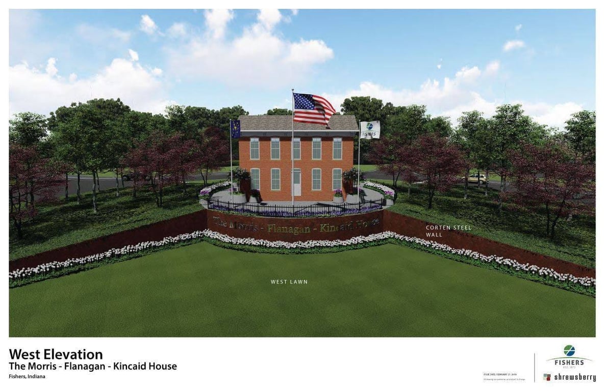 Rendering of the Kincaid House at the roundabout near IKEA