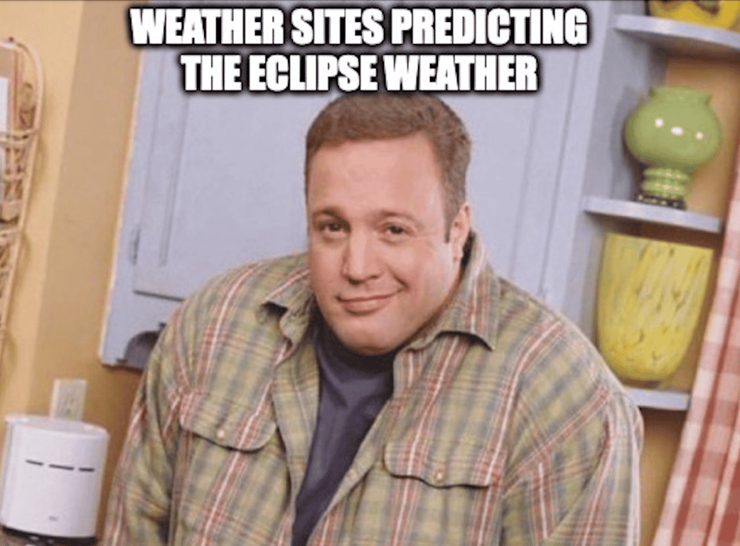 April 8th (Eclipse) Weather update ☀️ or 🌧️?, from Get Fishers: ⛵️ Where are Fishers egg hunts?