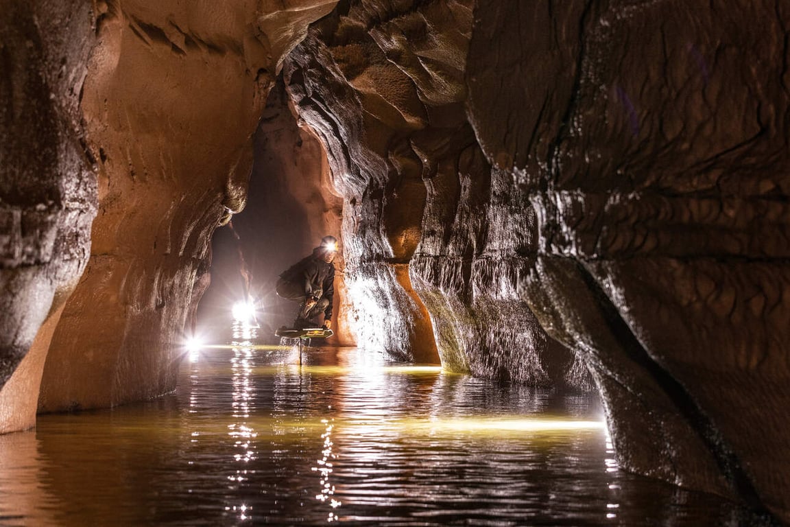 The Suite Life of Zack & Cody’s (2000s kids will know), Dylan Sprouse, visited these caverns for his upcoming movie: The Duel