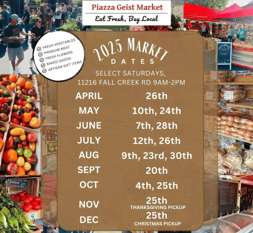 Piazza Geist Market, from Get Fishers: ⛵A New Waterpark?