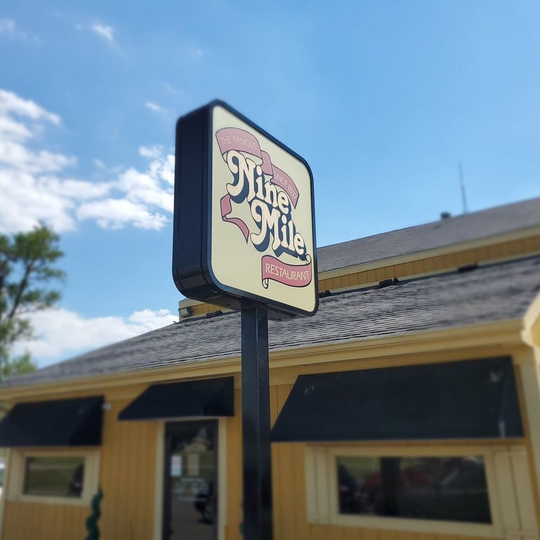 Nine Mile Restaurant, from Get Indiana: ⛷🏂Where to Ski, Snowboard, and Tube in IN
