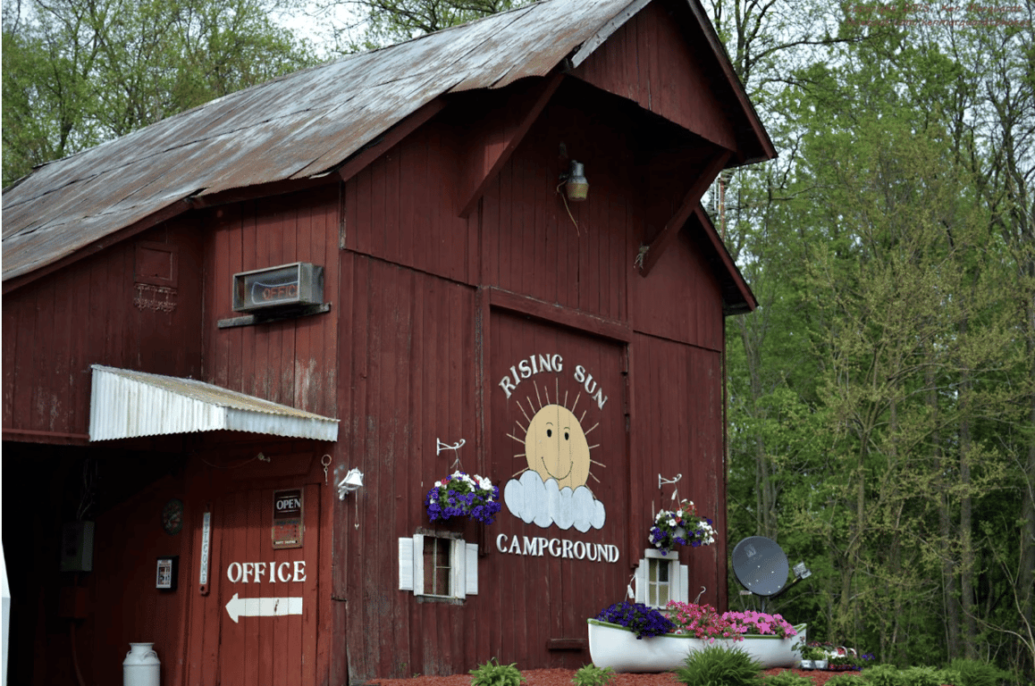 Rising Sun Campground, from Get Indiana: Sun, Sand, Freedom — IN Beaches to Visit this Weekend! 🏖