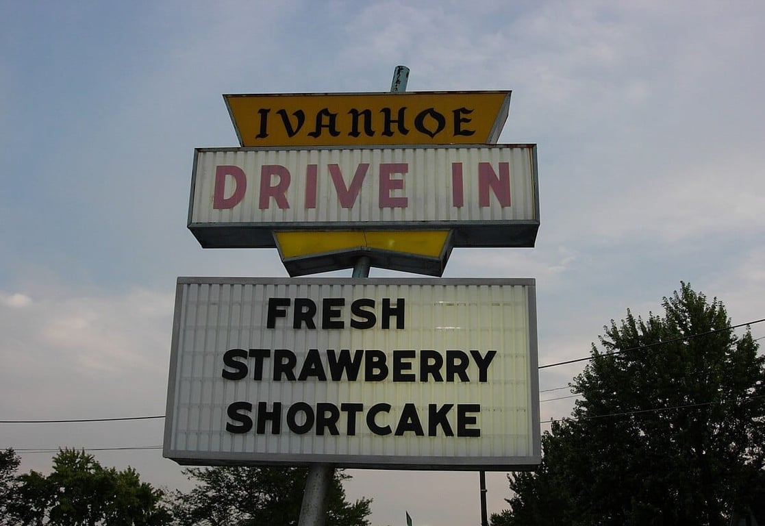 Ivanhoe’s Drive In, from Get Indiana: 🏈🏟 Hoosiers Chasing History in CFP Final on Monday