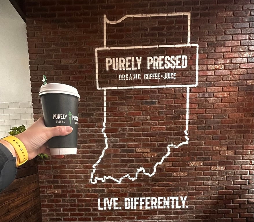 The Coffee Trail: Purely Pressed ☕️, from Get South Bend: 🍀 First Fridays in the Bend!