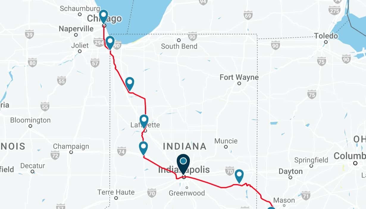 Amtrak’s Cardinal Route