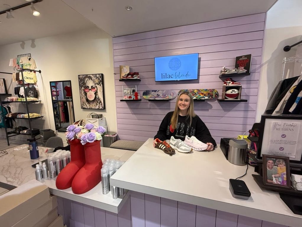 Meet Abby Vitale, recent Fishers High School and Indiana University grad, and now Fishers resident and co-owner of Lilac Blonde .
