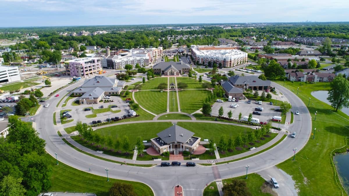 IN’s Most Family-Friendly Towns, from Get Indiana: The Huge Candle on I-70? It's Home to a Glowing Gem 🕯