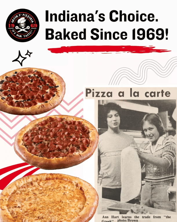 Indiana’s Pizza Since 1969, from Get Indiana: IN's Best Tenderloins + a Racing Ghost Track