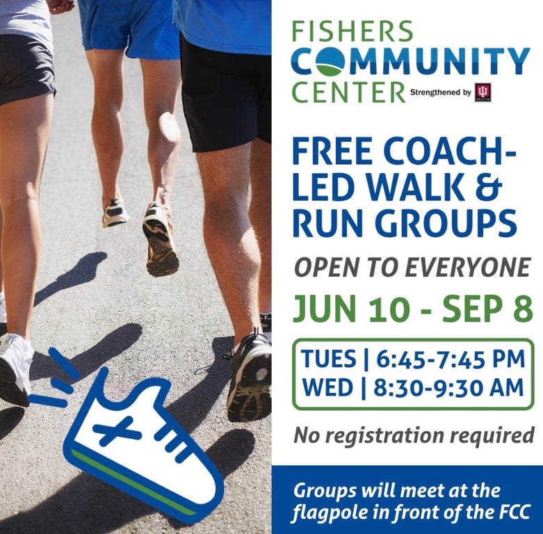 Free Walking & Running Groups, from Get Fishers: ⛵ Kroger Grand Opening