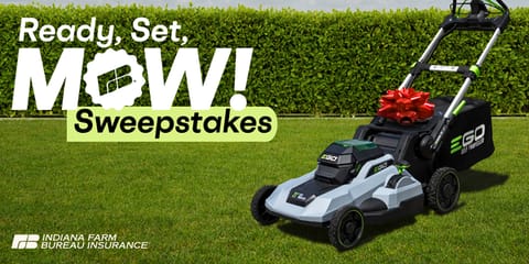 Win a Brand-New Electric Lawn Mower!*, from Get South Bend: 🍀Presenting: Rudy at ND Stadium!