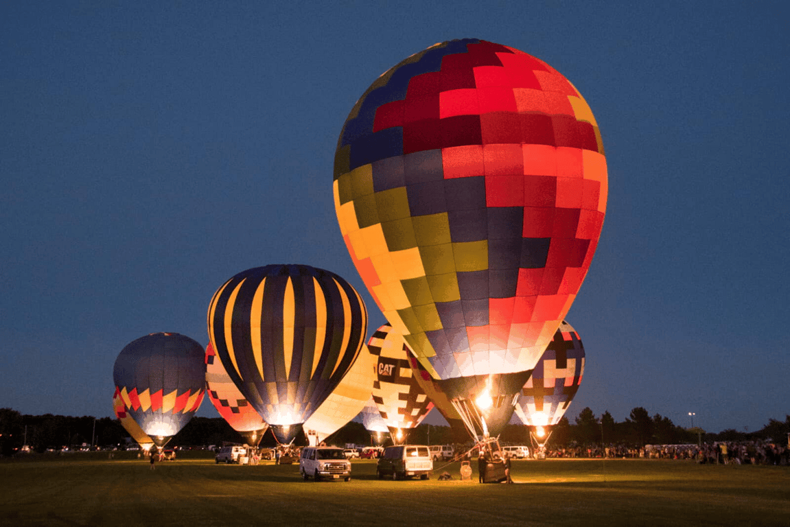 Friday-Saturday, July 11-12: Balloons Aloft 🎈 📍 Angola, from Get Indiana: Hoosier High Five: It's Festival Szn in Indiana