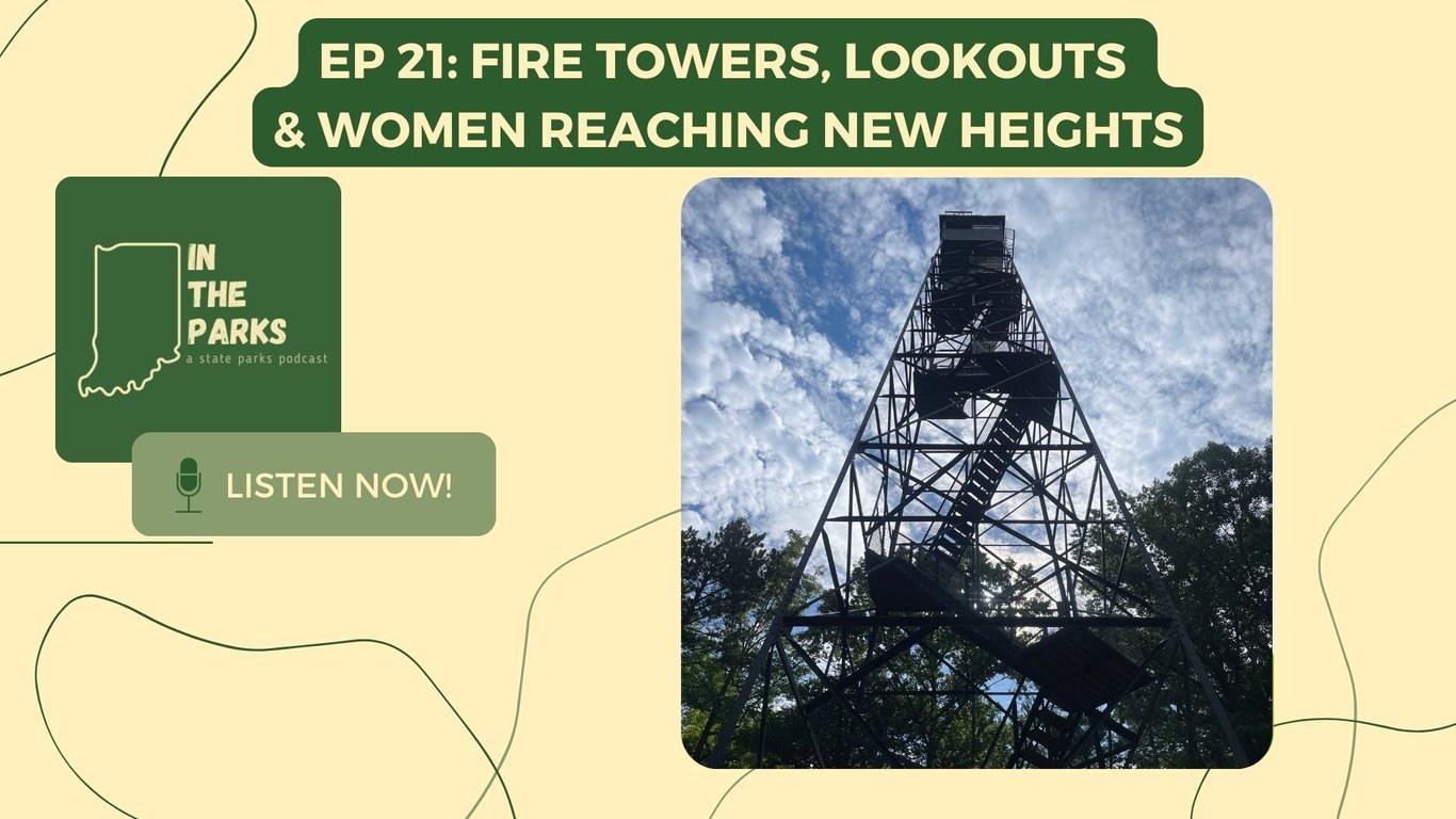 Women Reached New Heights Atop Indiana’s Fire Towers, from Get Indiana: 🌲🔥🌳Women Who Saved IN's Parks and Forests