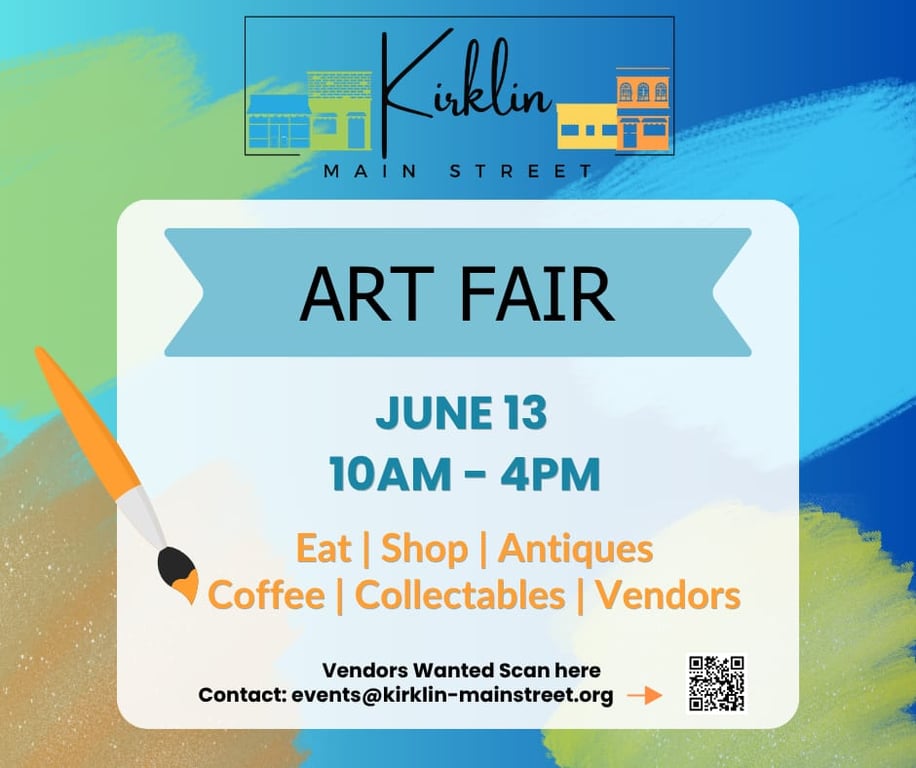 Kirklin's Art Fair Is June 13, from Get Fishers: ⛵ Free Outdoor Workouts & Watch Parties