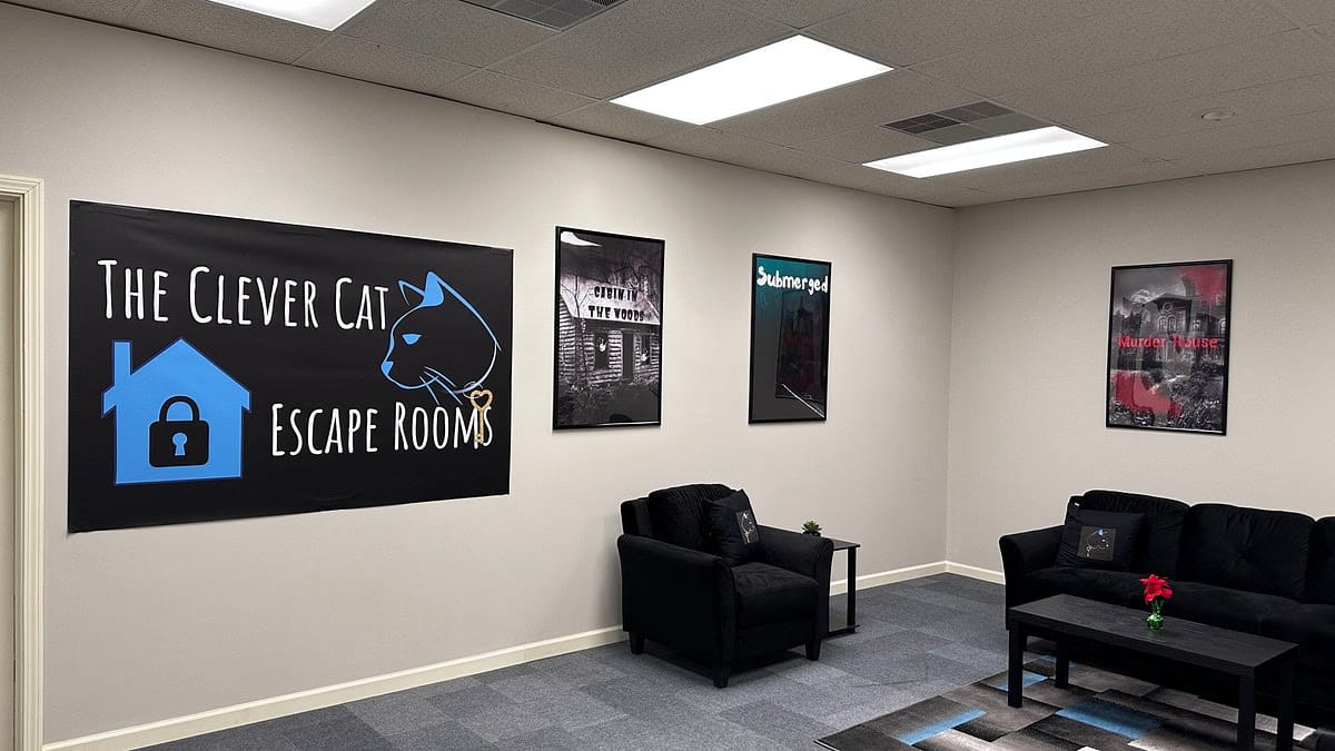 The Clever Cat Escape Rooms, from Get Indiana: IN Gift Ideas for Black Friday & Holiday Shopping 🎁