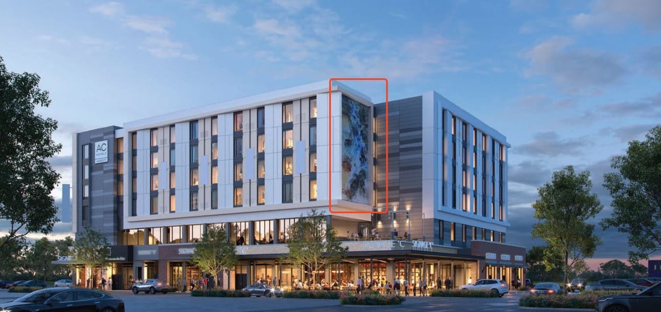 Rendering from the public staff report