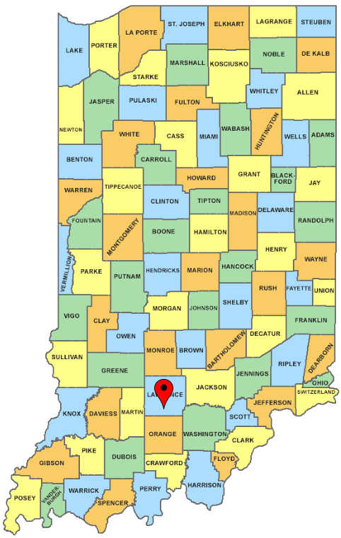 Fast Facts, from Get Indiana: Mitchell: Home to Spring Mill &... the Paranormal? 👀👻