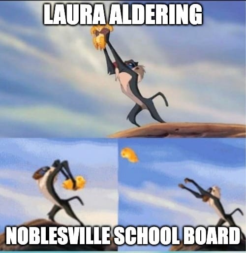 New board president, from Get Fishers: ⛵️Changing of the library guard