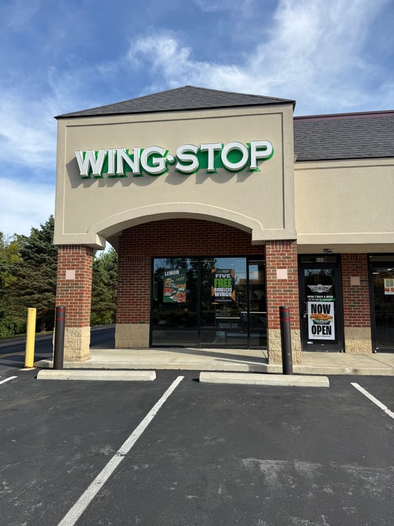 The newest Wingstop location in Fishers just opened at 116th Street and Brooks School Road.