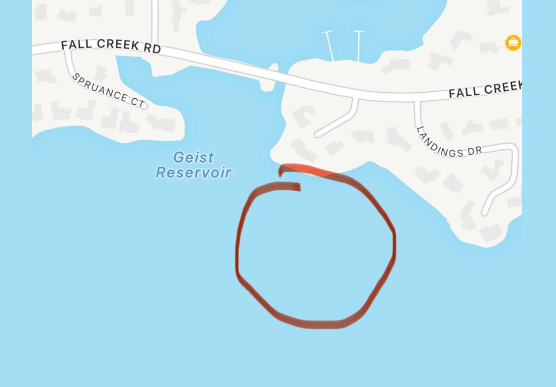 From Facebook: Geist Reservoir