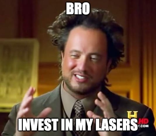 Investor scam, from Get Fishers: ⛵️ Pumpkin catapults