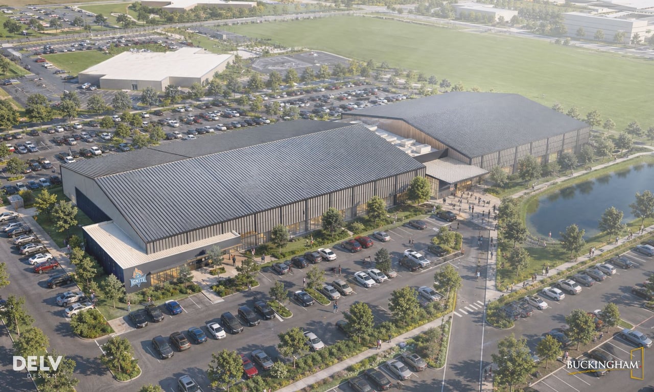 Fishers Fieldhouse, from Get Fishers: ⛵$169 Million Expansion at Fishers District