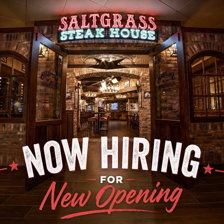 New Steakhouse Hiring, from Get Fishers: ⛵Plans For a New Library