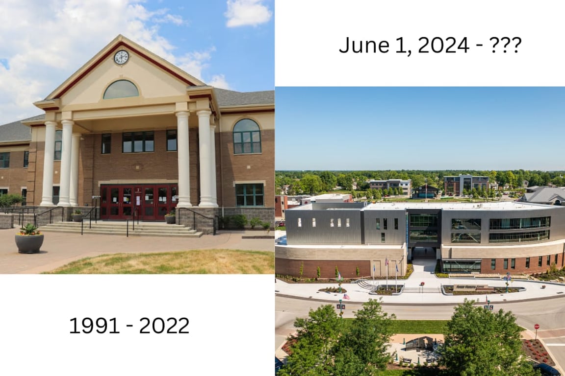 The new municipal building + arts center is open