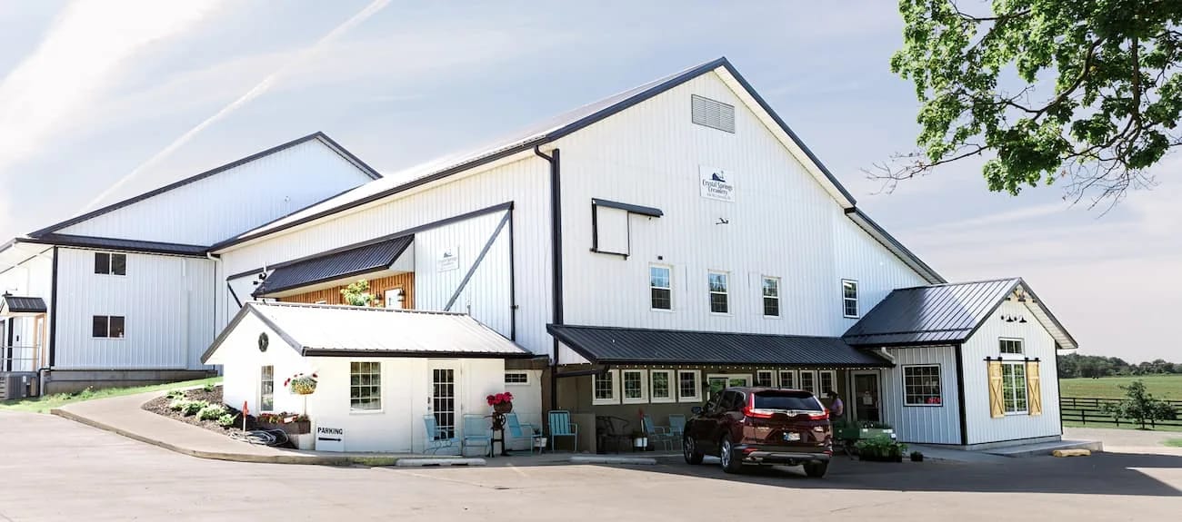 Crystal Springs Creamery, from Get Indiana: 🍂 Fall Musts: Six IN Towns Made for Outdoor Lovers