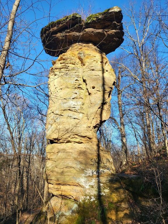 Shoals Rocks, No Bluffing, from Get Indiana: Rock Formations, Catfish and a Spooky History: Shoals 🪨🐟👻
